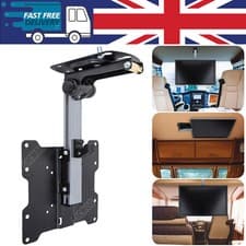 Image of TV Tilt Swivel Flip Down Folding Ceiling Wall Mount Bracket 17 - 37" Loft Roof