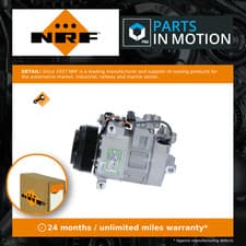 Image of Air Con Compressor fits BMW 525D F10, F11 3.0D 10 to 11 N57D30A AC Conditioning