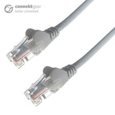 Image of connektgear 30m RJ45 CAT6 UTP Stranded Flush Moulded LS0H Network Cable - 24AWG