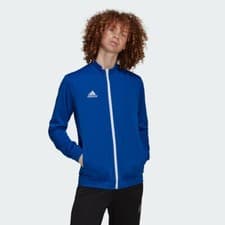 Image of adidas Tracksuit Jacket Mens Entrada 22 Football Royal Blue Track Top