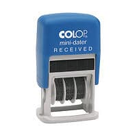 Image of COLOP Self Inking Mini Text and Date Stamp RECEIVED S160L1