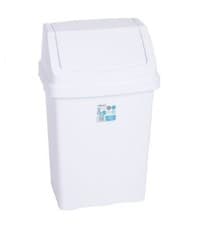 Image of Plastic Bins Swing Rubbish Bin 8 15 25 50 Litre Dust Bin Office Kitchen Home Use