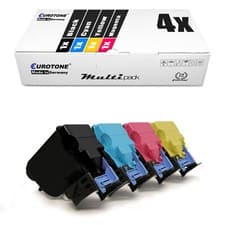 Image of 4X Toner For Konica Minolta Bizhub C 35 P, TNP22 CMYK