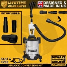 Image of DeWalt DXVCS003 Cyclone Dust Separator AirLock Conversion Kit |Connector Adapter