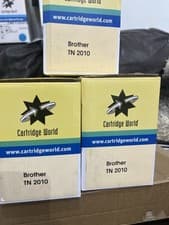 Image of Cartridge World Brother TN-2010 Black Toner x3 – Unused Store Stock