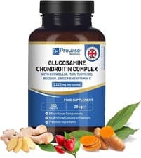 Image of Glucosamine and Chondroitin Complex – 200 High Strength Tablets | 8 Nutritional