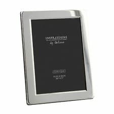 Image of Impressions Silverplated Photo Frame 4x4 4x6 5x7 6x8 8x10 + Multi Picture Frame