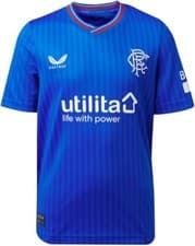 Image of Glasgow Rangers Football Shirt Home Kit Soccer Jersey 2022-23 Kids 10-11 years