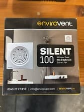 Image of Envirovent SIL100T 230/240V Bathroom Extractor Fan - White