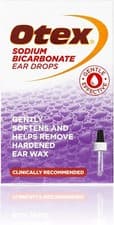Image of Otex Blocked Ear Wax Remover Sodium Bicarbonate Ear Drops 10ml UK