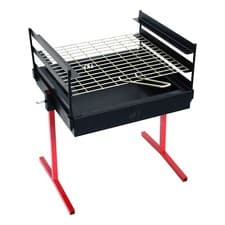 Image of Charcoal Barbecue Grill Portable Outdoor Picnic Garden Party Fishing Compact BBQ