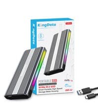 Image of KingData M.2 NVMe NGFF SSD Enclosure USB 3.1 Type-C 10Gbps Converter Adapter