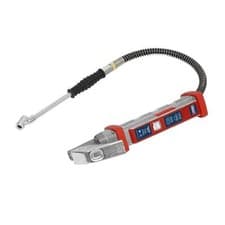 Image of Sealey Tyre Inflator 0.5m Hose with Twin Push-on Chuck