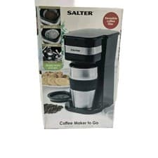 Image of Salter One Cup Coffee Maker – Filter Coffee Machine, Washable & Reusable Filter