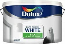 Image of Dulux Pure Brilliant White Silk Emulsion Paint - 10L