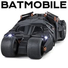 Image of 1:18 Batmobile Car Model Toy Dark Knight Alloy Vehicle w/ Light & Sound
