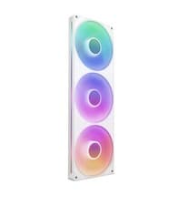 Image of Nzxt F420 Rgb Core 420Mm White Single-Frame Triple Fan Unit