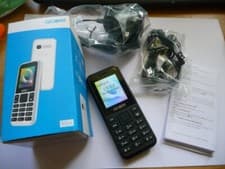 Image of BRAND NEW BOXED ALCATEL 1066G elderly big button emergency CAMERA TORCH UNLOCKED