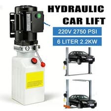 Image of 6L 2.2KW Car Lift Hydraulic Power Unit Pack Auto Pump Heavy Duty Vehicle 220V