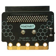 Image of 4tronix Power:Bit Battery add on Board for BBC micro:bit 2xAAA