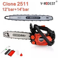 Image of 12" 14" Petrol Chainsaw Compact Top Handle Climbing Lightweight Saw V-MODEST