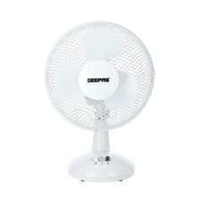 Image of 9 Inch Desk Fan Oscillating Portable Worktop Air Cooling Table Fan 2 Speed