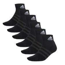 Image of adidas Socks - 6 PAIR PACK ANKLE LENGTH - sport socks - BLACK size 2 3 4 5 6 7 8