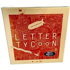 Image of Letter Tycoon Board Game Mensa Select Genius IQ Word Building Factory Sealed New