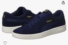 Image of PUMA Smash V2 Trainers - size UK 11 - Puma Team Gold Whisper White - NEW in Box