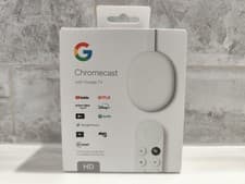 Image of New Google Chromecast 4th Gen Generation HD Streaming Device Snow White
