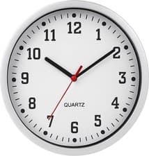 Image of BH Round Wall Clock 9" Silent Non-Ticking Modern Quartz Clock Battery Operated