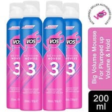 Image of VO5 Big Volume Mousse For Plumped up Volume & Hold 200ml Pack of 4