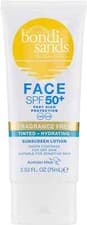 Image of Bondi Sands SPF 50+ Fragrance Free - Hydrating Tinted Face Lotion 75mL x 2 Pack