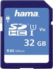 Image of Hama SDHC | 32GB UHS-I Class1 | Super Fast Memory Card | C10 - (533X / 80Mb/S),