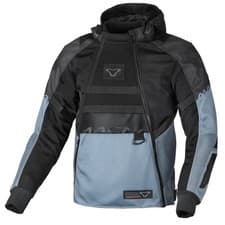 Image of Macna Rebelite Mesh summer Motorbike Motorcycle Textile Jacket - Black / Blue
