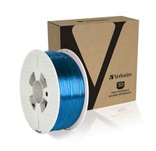 Image of VERBATIM 3D Printer Filament PET-G 2.85mm, 123m, 1kg Blue Transparent (55064)