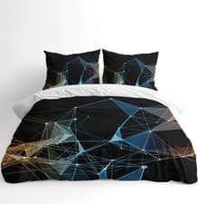Image of Floral Duvet Cover Set Microfiber Bedding with Pillowcases Bedroom Decor UK Made