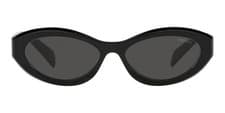 Image of PRADA PR 26ZS 16K08Z Black Dark Grey Women's 55 mm Sunglasses