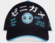 Image of Pokémon - Embroidered Squirtle Men's Adjustable Cap Black