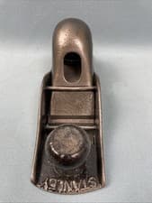 Image of STANLEY No. 110 Wood Hand Block Plane Vintage Woodworking Tool Made in USA