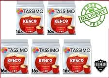 Image of Tassimo Kenco Americano Smooth Coffee Pods x16 (Pack of 5, Total 80 Drinks)