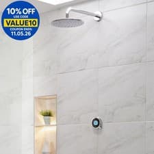 Image of Aqualisa Optic Q Smart Shower - Concealed with Wall Fixed Head (Gravity Pumped)