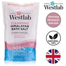 Image of Westlab Himalayan Bath Salt 1kg-100% Natural Mineral Salt Cleansing - 1-6 Packs