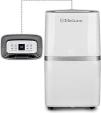 Image of Belaco Dehumidifier, 20L/Day Portable Dehumidifier with Digital Humidity Display