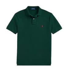 Image of Polo Ralph Lauren The Iconic Mesh Polo Shirt College Green