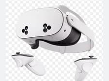 Image of Meta Quest 3S VR 128GB Mixed Reality Headset with Controllers
