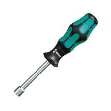 Image of Wera 029464 Kraftform 395 HO Nut Spinner 8mm (With Hollow Shaft) Hex Driver