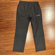 Image of adidas Men’s Medium TERREX MULTI RAIN.RDY PRIMEGREEN TWO-LAYER RAIN PANTS NWT