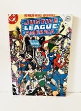 Image of Justice League Of America FRAMED 32 x 46 cm Art Print Official DC Comics Poster