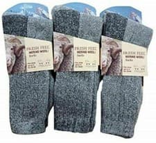 Image of Merino Wool Mens Thick Heavy Duty Wool Blend Work Hiking Boot Socks Winter Warm